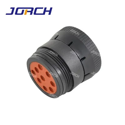 HD16-9-1939S Round Female HD10 9 دبوس توصيل كابل كهربائي تلقائي